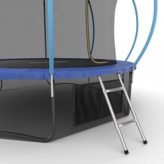 Батут с внутренней сеткой и лестницей EVO JUMP Internal 12ft (Blue) + Lower net