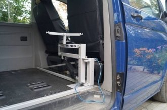 Подъемник для инвалидов в автобус. Крепление в салоне