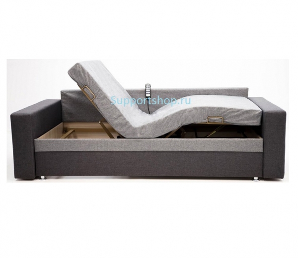 Диван-кровать электрический JEN цвет комбинированный серый (с матрасом)