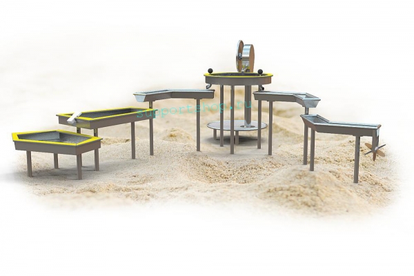 Детская площадка для игр с песком и водой "Дельта"