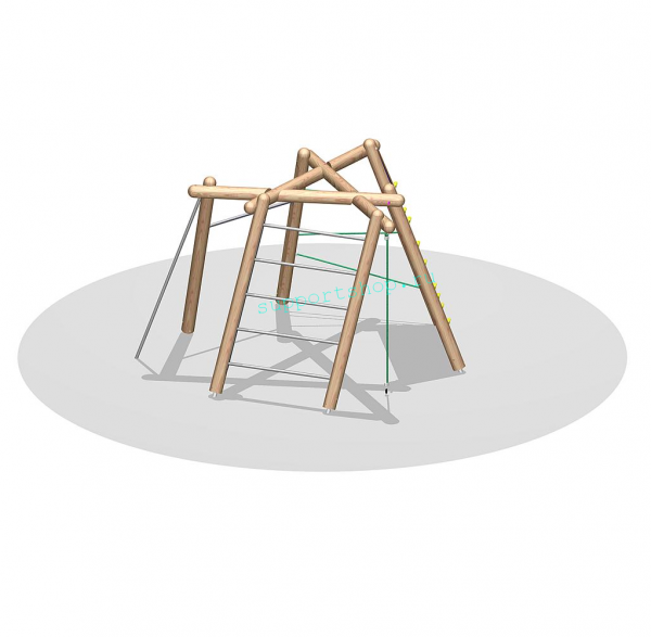 Детский игровой комплекс для лазания "Треугольники"