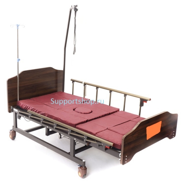 Кровать электрическая с полным переворотом, туал. устройством и матрасом BLY-1 (EVA lite)