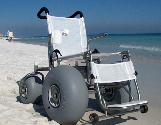 Кресло-коляска повышенной проходимости с колесами низкого давления