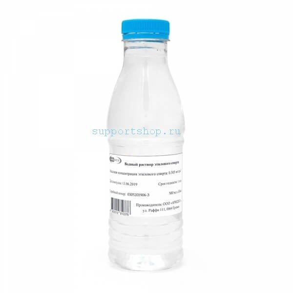 Водный раствор этанола (0,305 мг/см3)