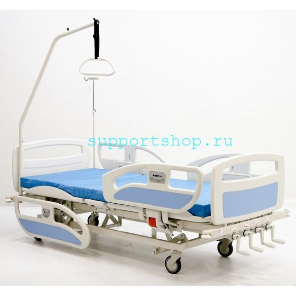 Госпитальная кровать пятифункциональная механическая с регулировкой высоты Tatra Mehanik II