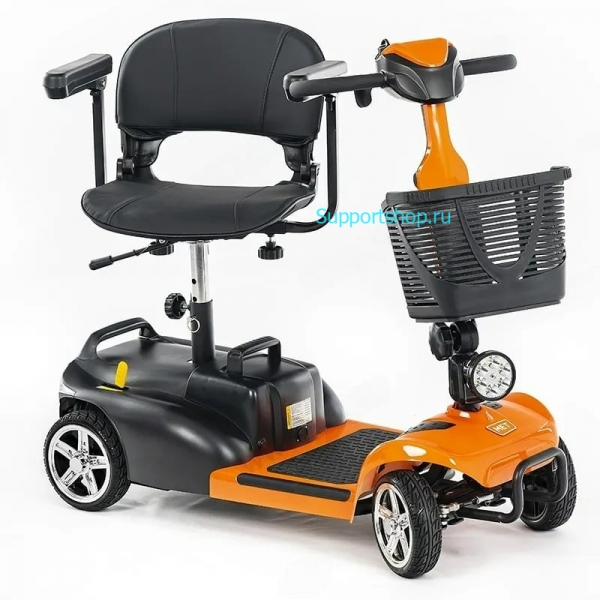 Кресло-коляска скутер с электроприводом Explorer 250 (скутер Explorer) цвет оранжевый