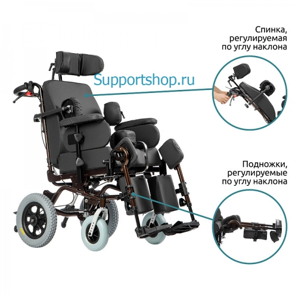 Инвалидная коляска Ortonica Luxe 200 (Delux 560)
