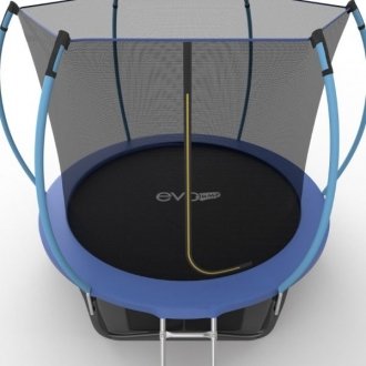 Батут с внутренней сеткой и лестницей EVO JUMP Internal 8ft (Blue) + Lower net