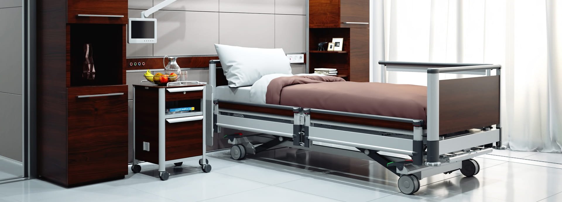 Медицинская кровать с электроприводом Linet Image 3