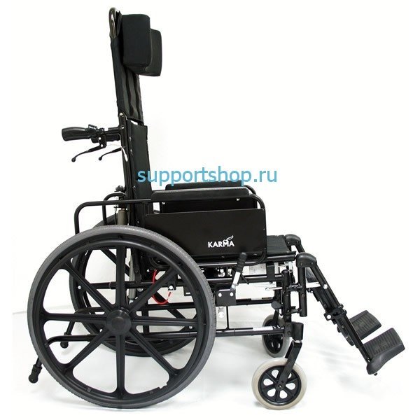Инвалидная кресло-коляска с множеством функций Ergo 504 (задние колеса 24")