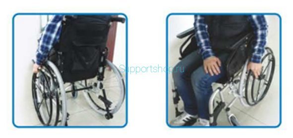 Кресло-коляска инвалидная для управления одной рукой Titan LY-710