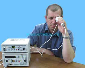 Аппарат для динамической магнитотерапии и фотостимуляции АМО-АТОС с приставкой АМБЛИО-1