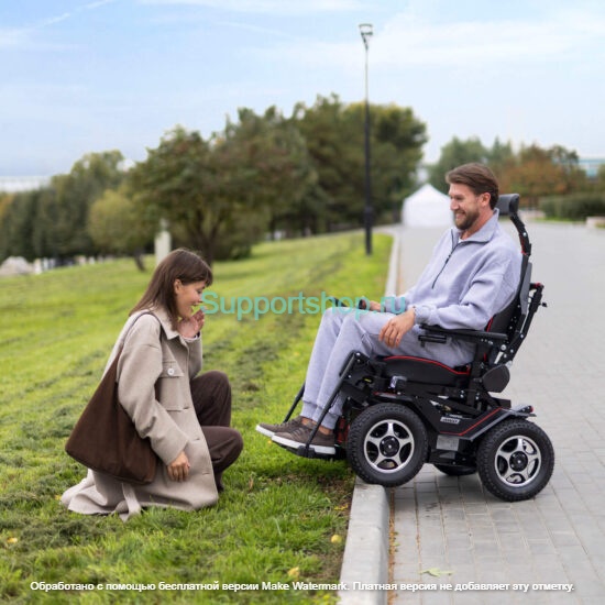 Кресло-коляска вездеход Caterwil Ultra 4WD с функцией разворота Краб