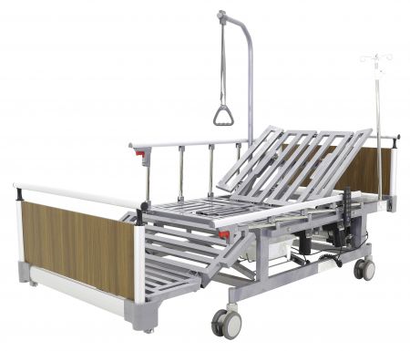 Кровать электрическая Med-Mos DB-11A (МЕ-5248Н-00) с боковым переворачиванием, туалетным устройством и функцией «кардиокресло»