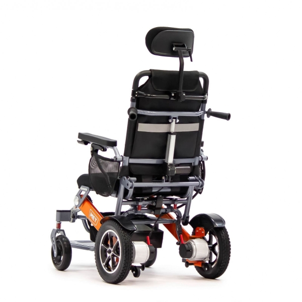 Кресло-коляска складная с электроприводом для инвалидов COMPACT PLUS