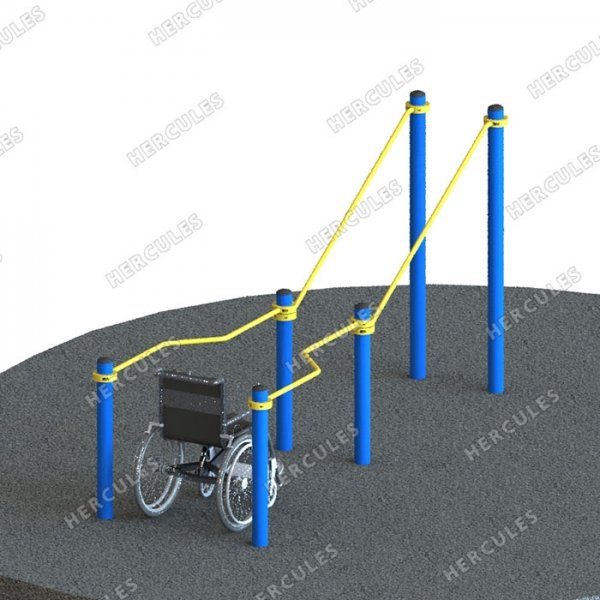 Брусья в подъем для инвалидов в кресло-колясках W-8.03