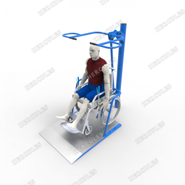 Уличный тренажер для инвалидов "Подтягивание"