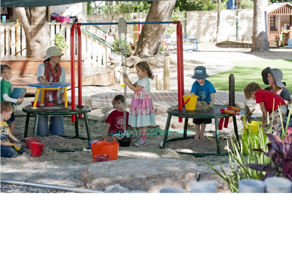 Мобильная детская игровая площадка "Станция песочная"