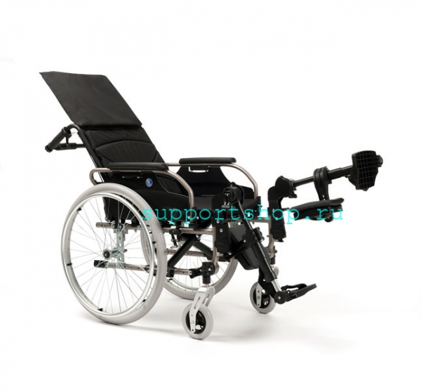 Кресло-коляска инвалидное механическое Vermeiren V300+30° с регулируемыми подножками и удлинением спинки