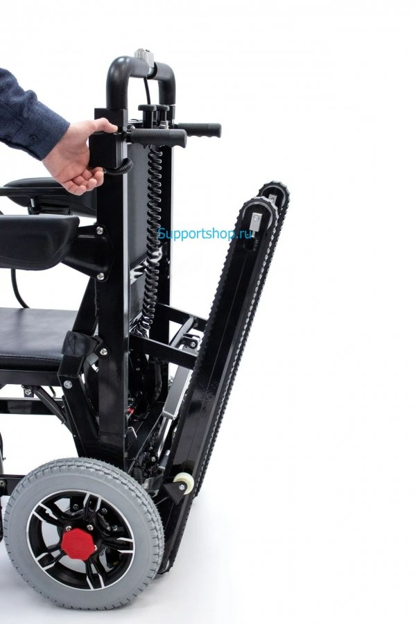 Кресло-коляска с электроприводом и лестничным подъемником LIFTER 2