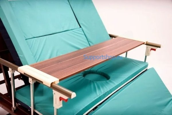 Кровать механическая с переворотом, т/у, матрасом и со столиком BLY-1 (REMEKS XL) (120  см)