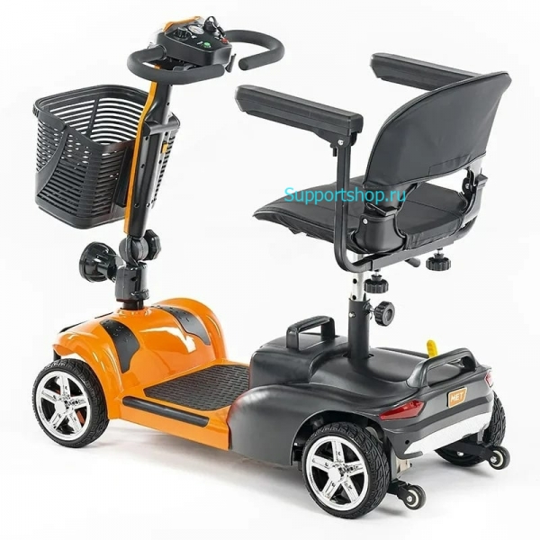 Кресло-коляска скутер с электроприводом Explorer 250 (скутер Explorer) цвет оранжевый
