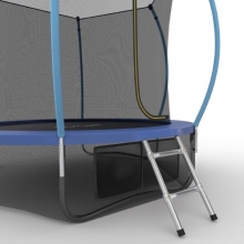 Батут с внутренней сеткой и лестницей EVO JUMP Internal 8ft (Blue) + Lower net