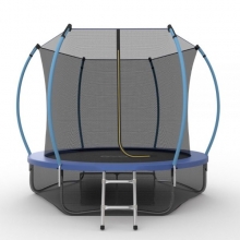 Батут с внутренней сеткой и лестницей EVO JUMP Internal 10ft (Blue) + Lower net
