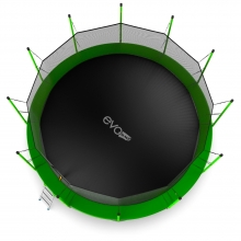 Батут с внутренней сеткой и лестницей EVO JUMP Internal 16ft (Green) + Lower net