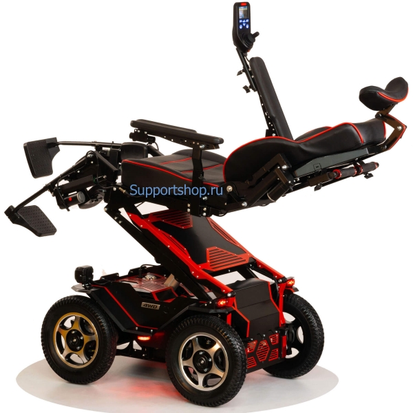 Электроколяска вездеход с лифтом Caterwil Ultra 4WD Lift с функцией разворота Краб