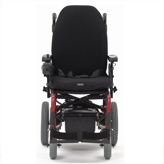 Кресло-коляска с электроприводом Observer, (Модуляр) красная рама