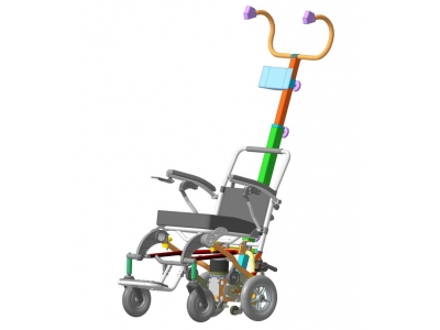 Кресло-коляска с интегрированным лестничным подъёмником ЛАМА
