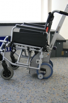 Ступенькоход с брэкетами s-max D160 для Индивидуальной установки на инвалидную коляску