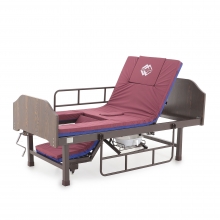 Кровать механическая Med-MosТип Е-49 (ММ-2620Н-03/05) ЛДСП с туалетным устройством и функцией «кардиокресло»